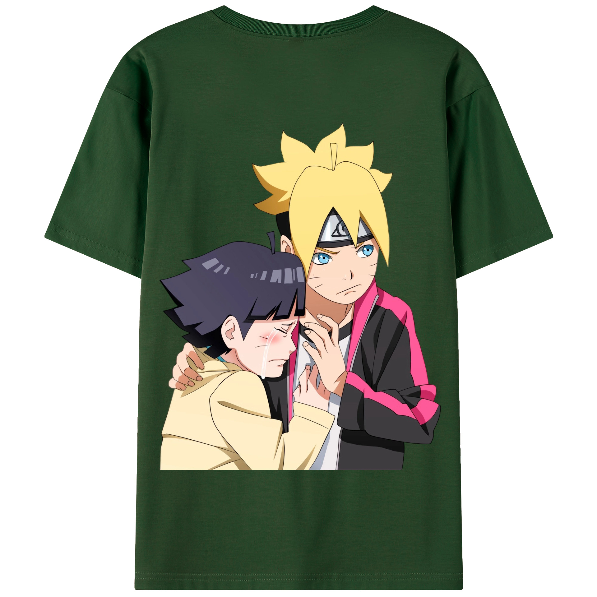 （画像用） NARUTO -ナルト- うずまき ボルト Uzumaki Boruto 綿100％半袖Tシャツ（背面プリント）